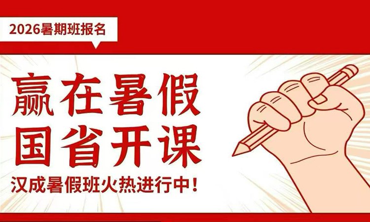 汉成教育国省考暑假班